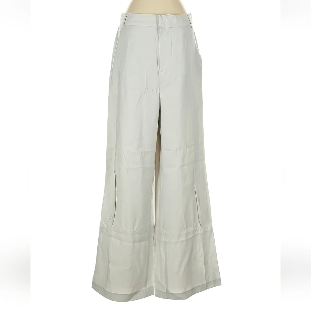 Zara  HighWaist Pants Wide Grey Size S